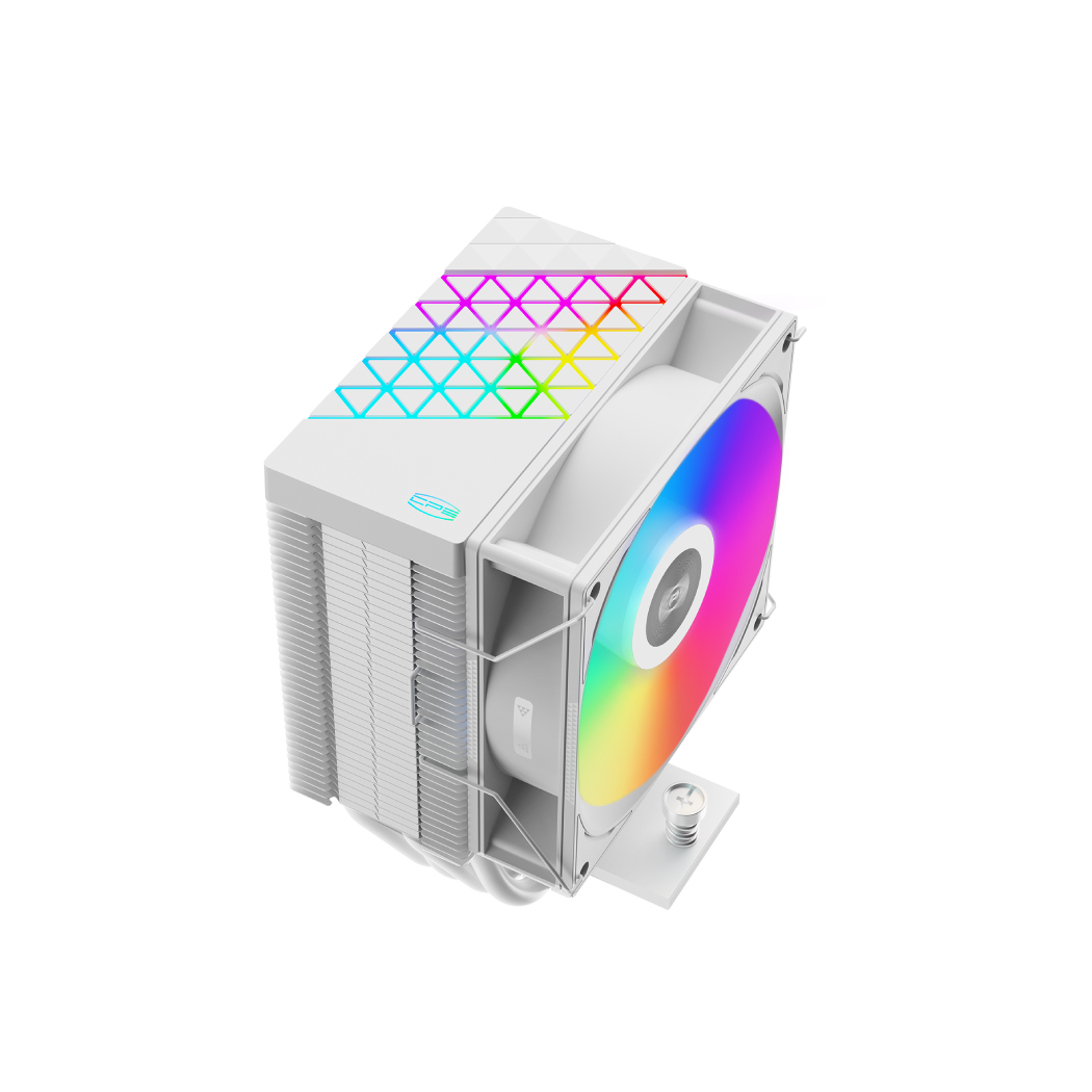 FAN CPU PC COOLER 1FAN H4 ARGB WHITE FAN CPU PC COOLER 1FAN H4 ARGB WHITE